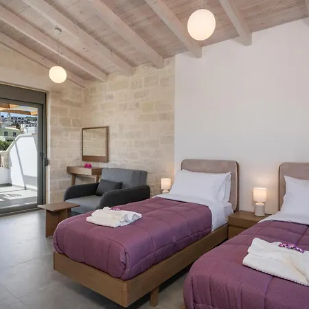Sun Flower Villas With Sea View Agia Marina  Exterior photo