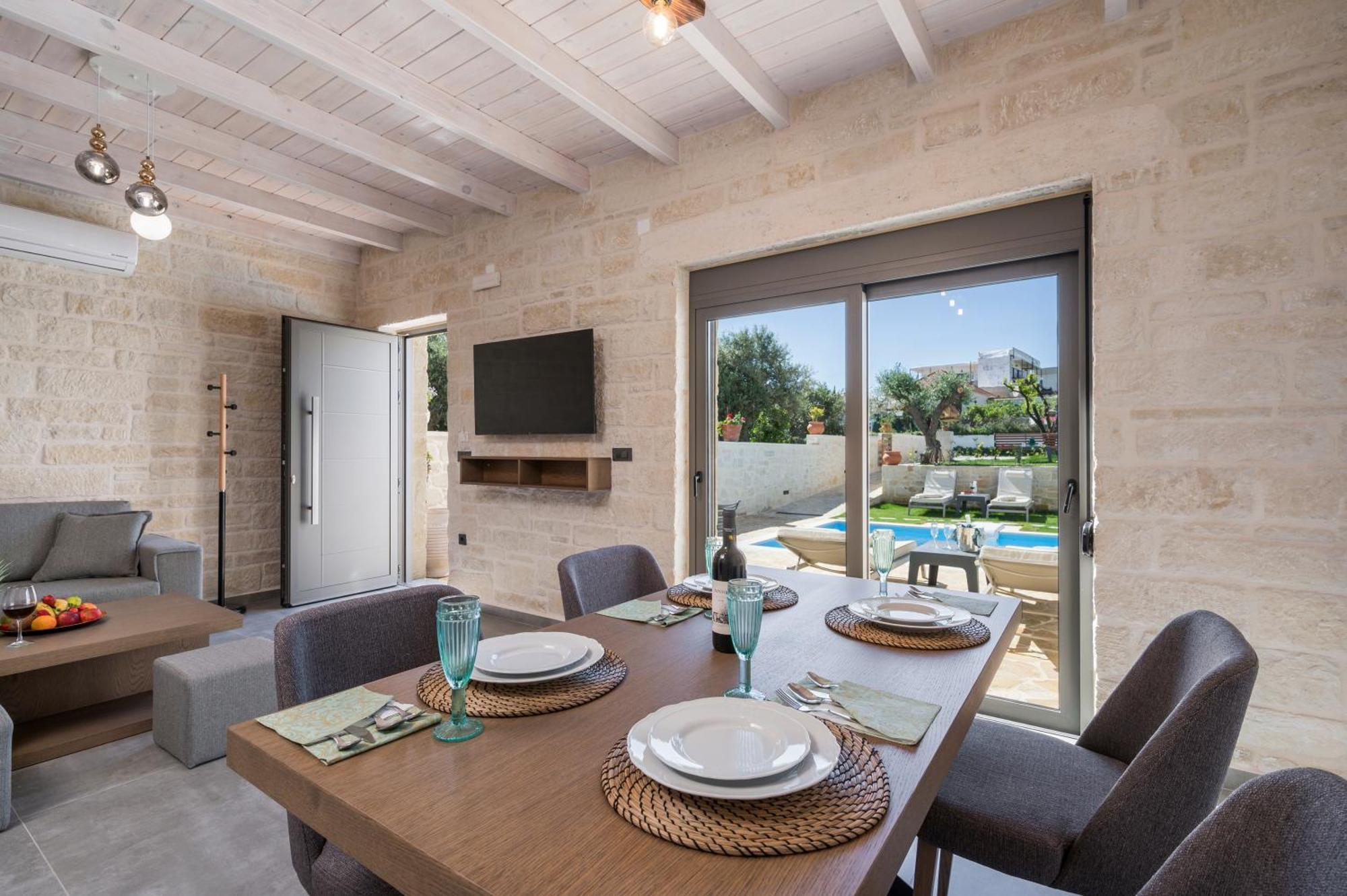 Villa Sun Flower With Sea View Agia Marina (Crete)