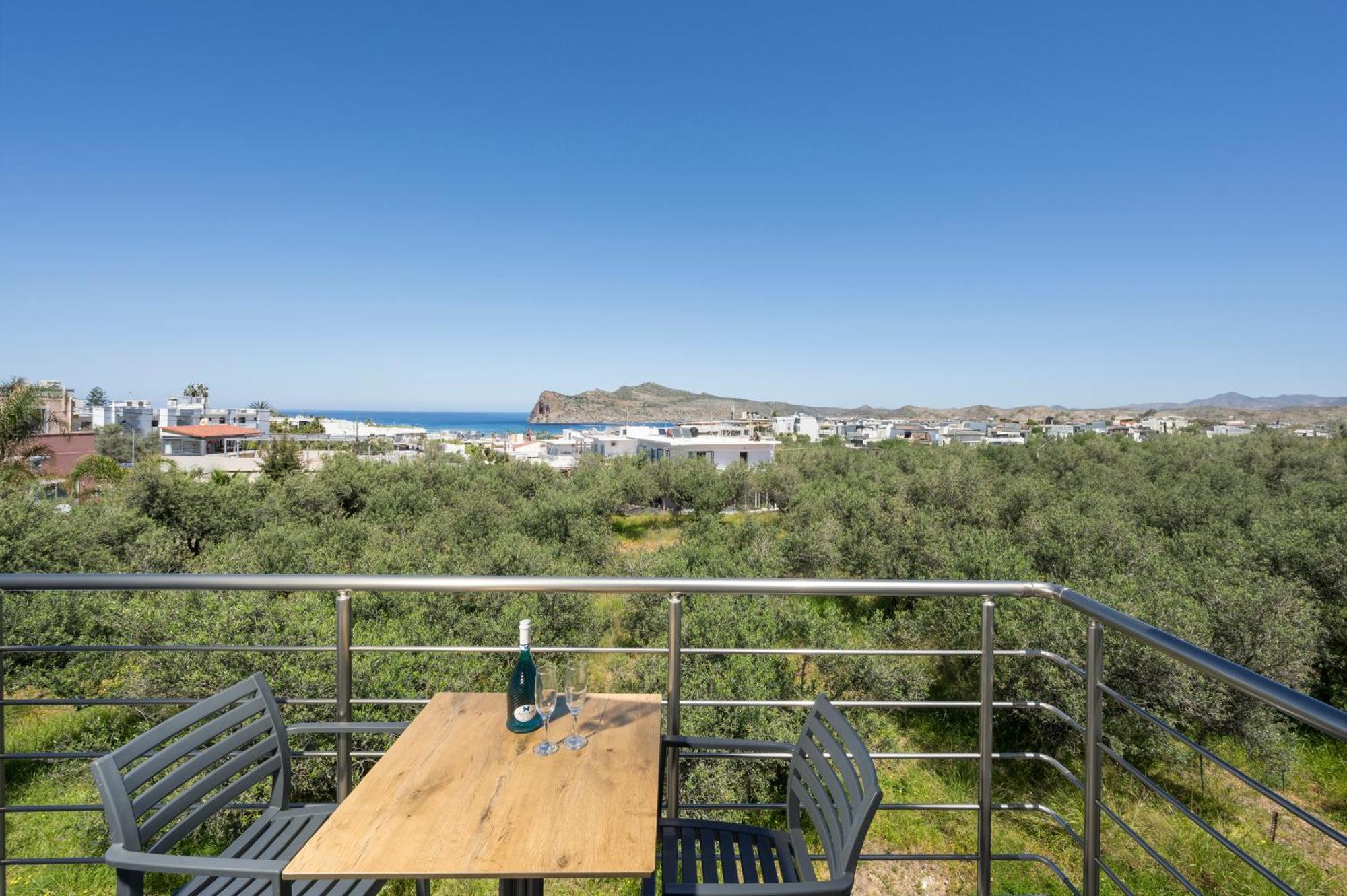 Sun Flower With Sea View Agia Marina (Crete)